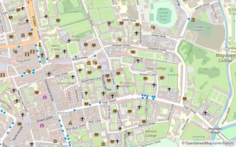 The Library at All Souls College location map