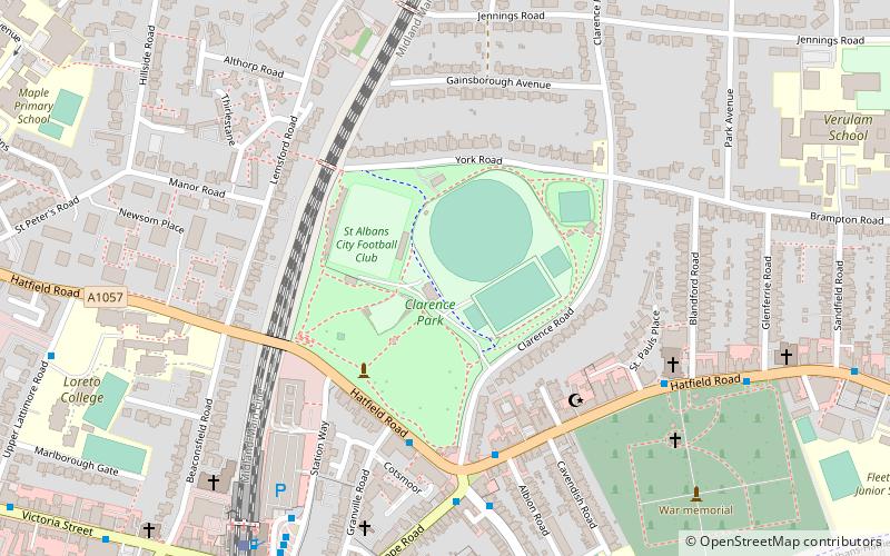 Clarence Park location map
