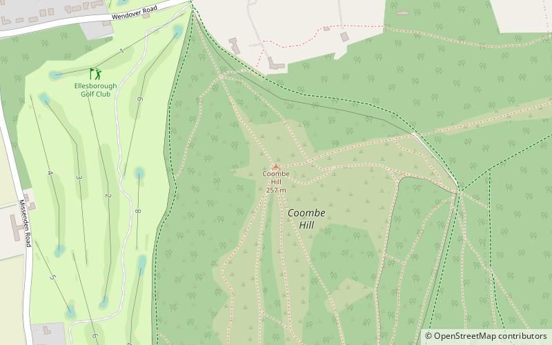 Coombe Hill location map