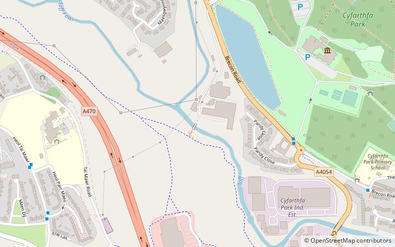 Pont-y-Cafnau location map