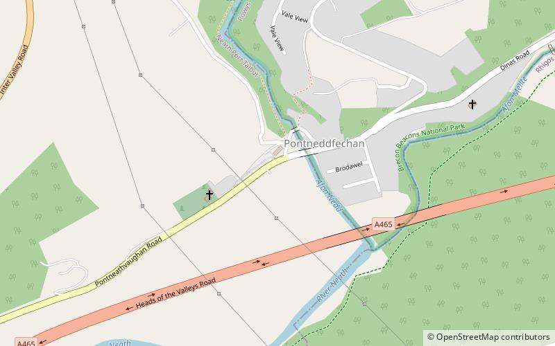 Fforest Fawr Geopark location map