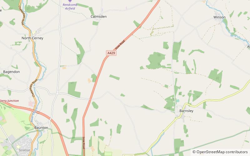 Barnsley Warren location map