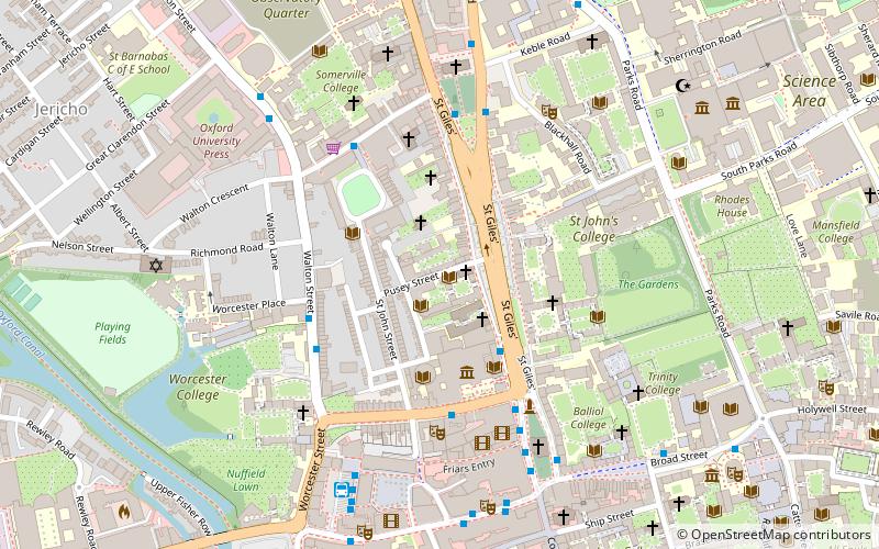 Pusey Street location map