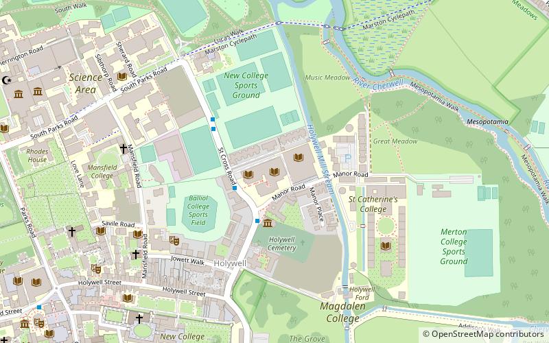 Bodleian Law Library location map