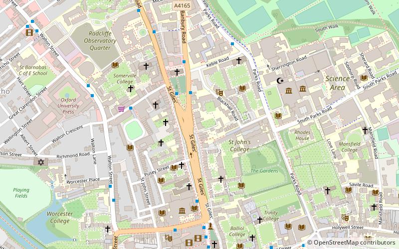 Oxford Internet Institute location map