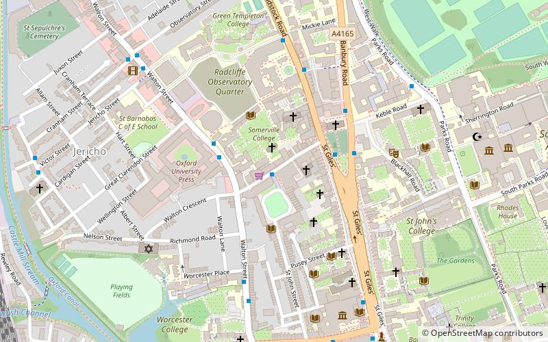 Little Clarendon Street location map