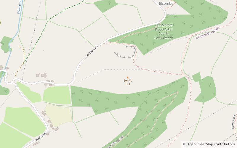 Swift's Hill SSSI location map