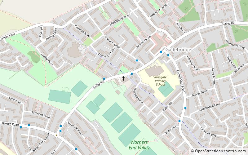 Gadebridge location map