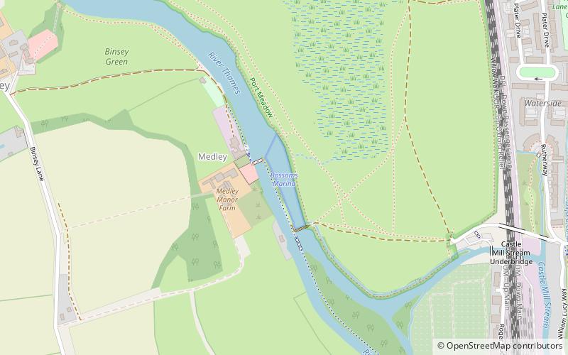 Bossoms Boatyard location map