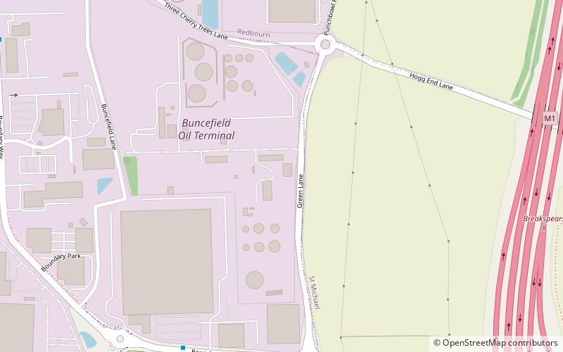 Terminal petrolera de Hertfordshire location map