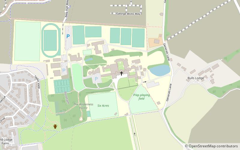 Palace of Beaulieu location map