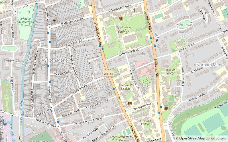 Oxford Centre for Mission Studies location map