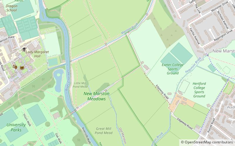 New Marston Meadows location map