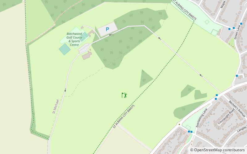 Batchwood Hall location map