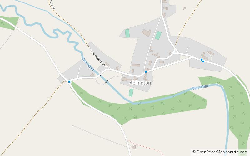 Ablington Manor location map