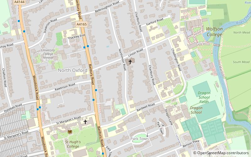 Northmoor Road location map