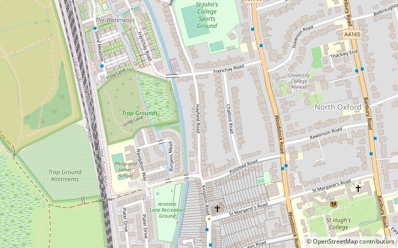 Hayfield Road location map