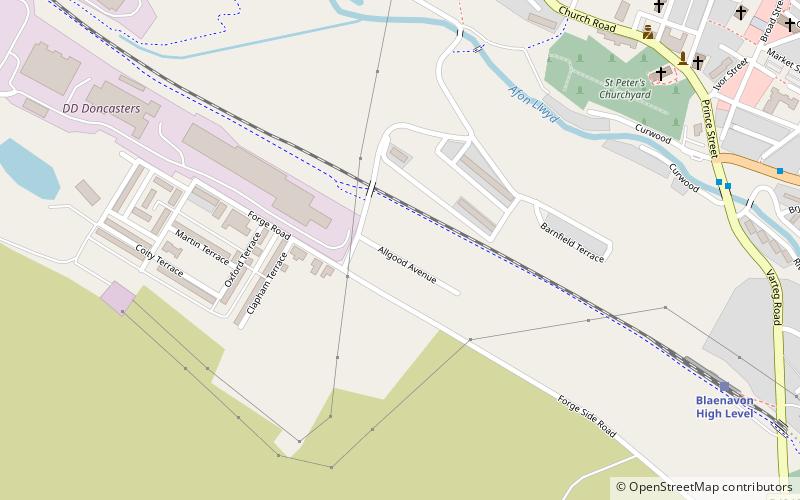 Blaenavon Industrial Landscape location map