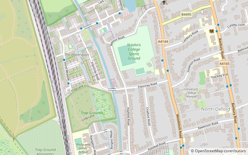 Bainton Road location map