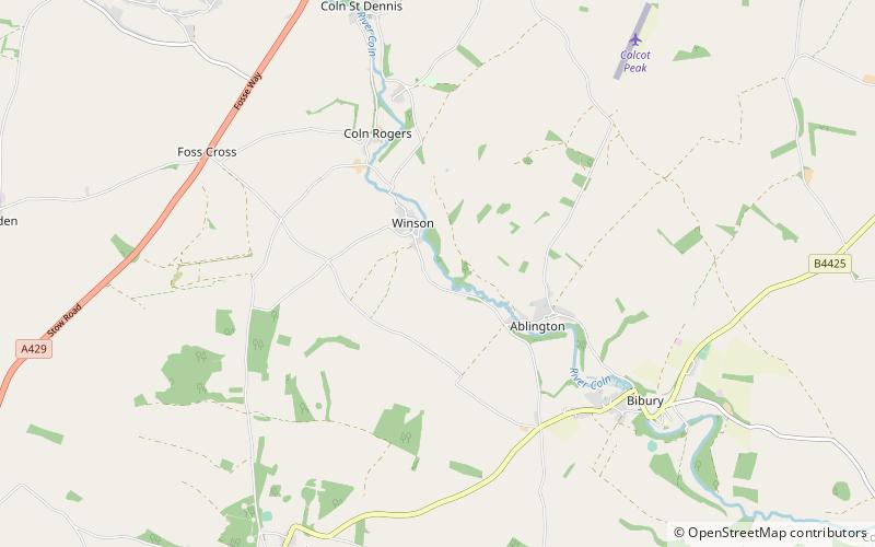 Winson Meadows location map