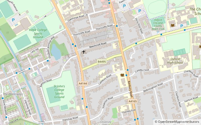 Moreton Road location map