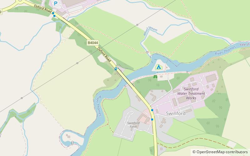 Swinford Toll Bridge location map