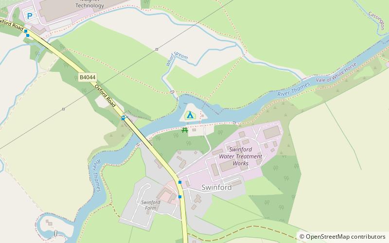 Eynsham Lock location map