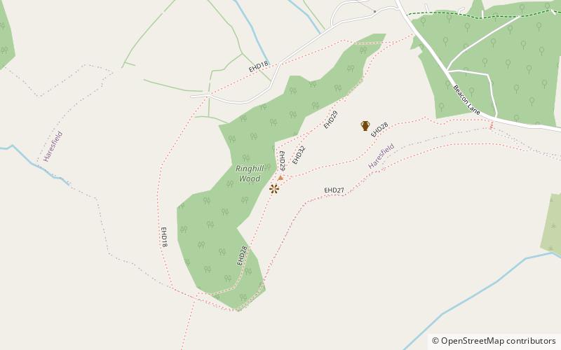 Haresfield Beacon location map