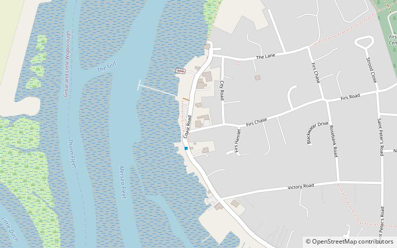 west mersea yacht club mersea island location map