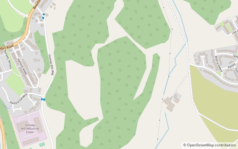 sirhowy valley tredegar location map