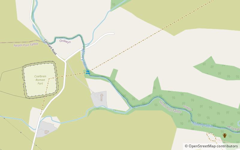 Caeau Ton-y-fildre location map
