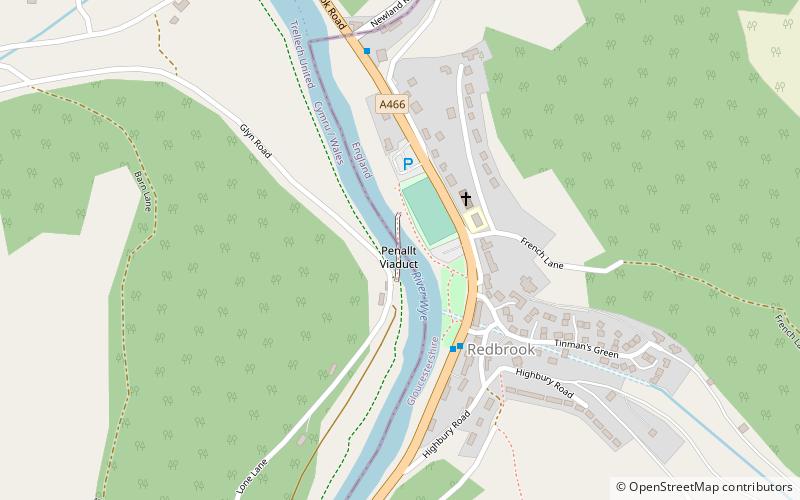Penallt Viaduct location map