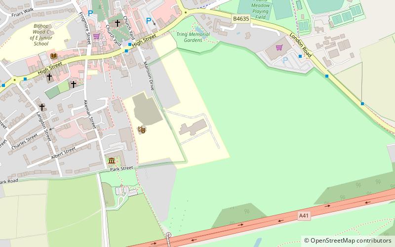Tring Park Mansion location map