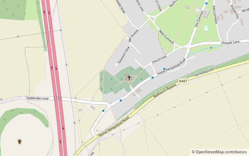 St Marys Church location map