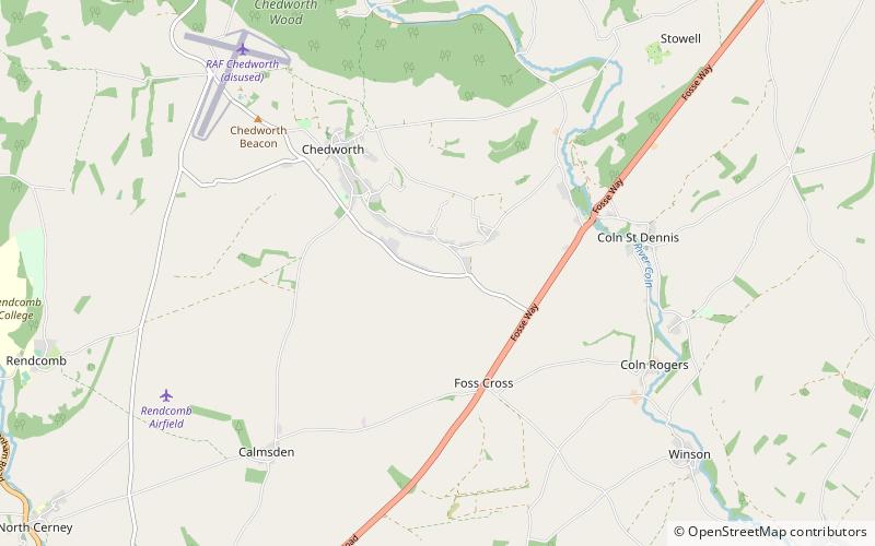 Stony Furlong Railway Cutting location map