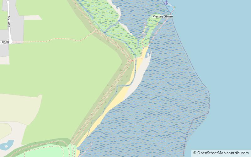 Mersea Fort location map