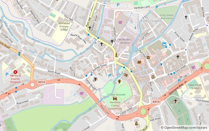 St Andrew Street location map