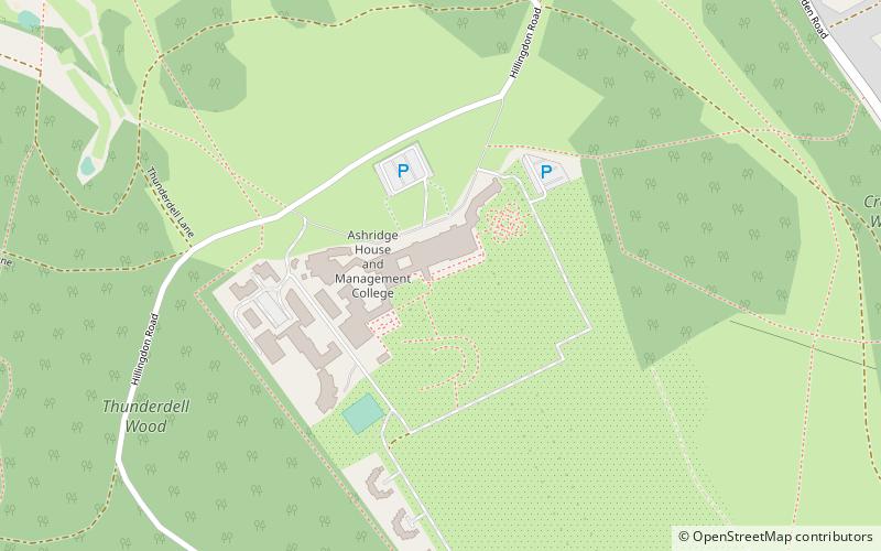 Ashridge House location map