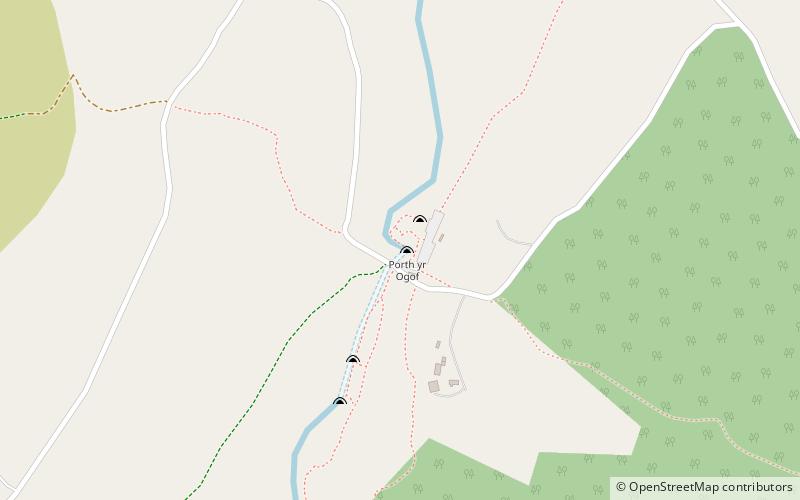 Porth yr Ogof location map