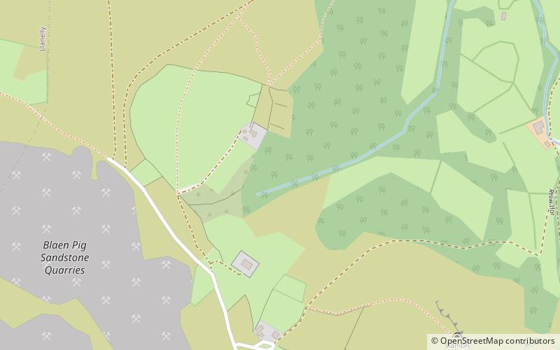ogof draenen brecon beacons nationalpark location map