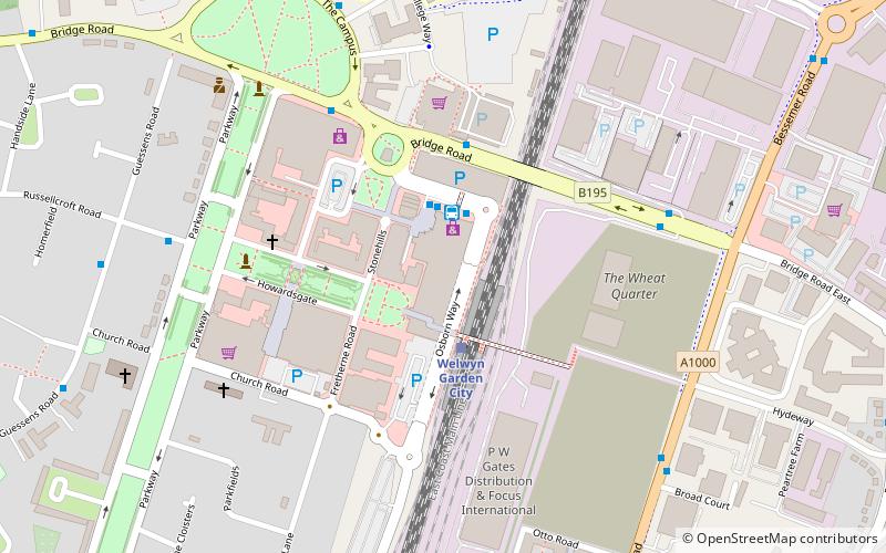 Howard Centre location map