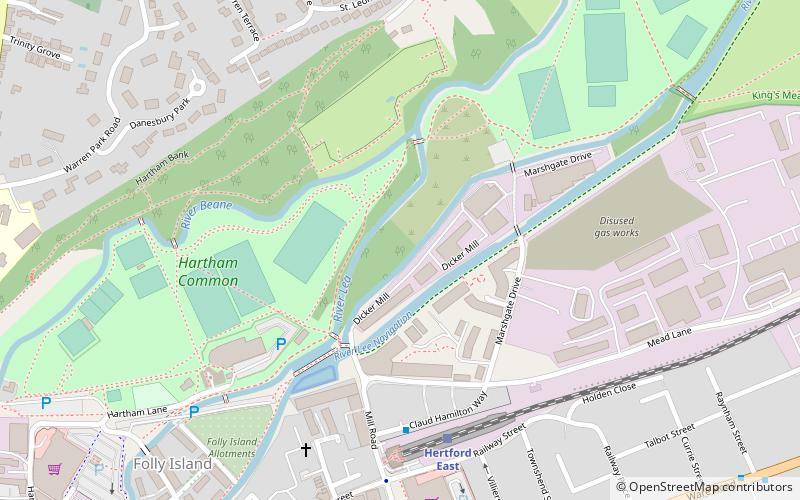 Hertford Basin location map