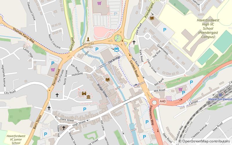 Riverside Quay Shopping Centre location map