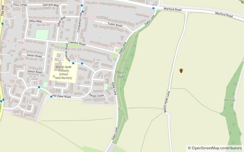 Devil's Dyke location map