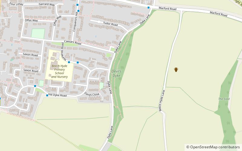 Devil's Dyke location map