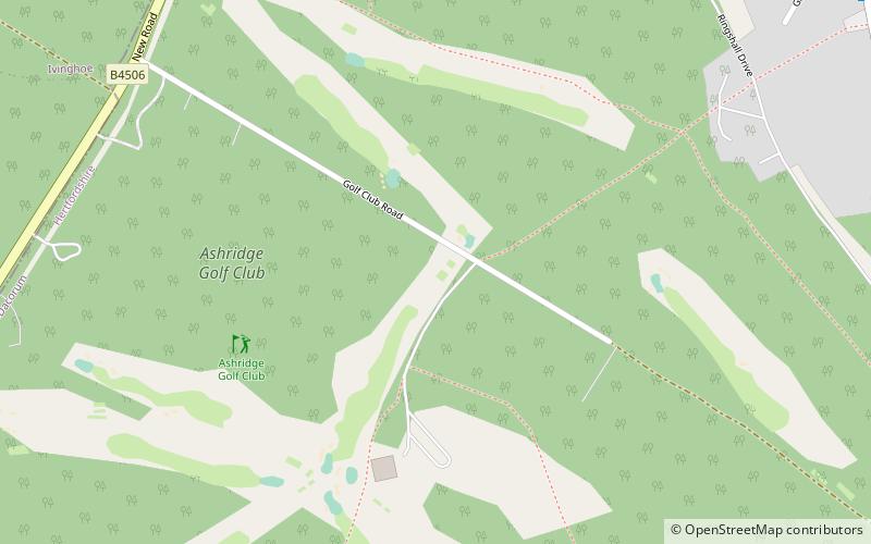 Ashridge Golf Club location map