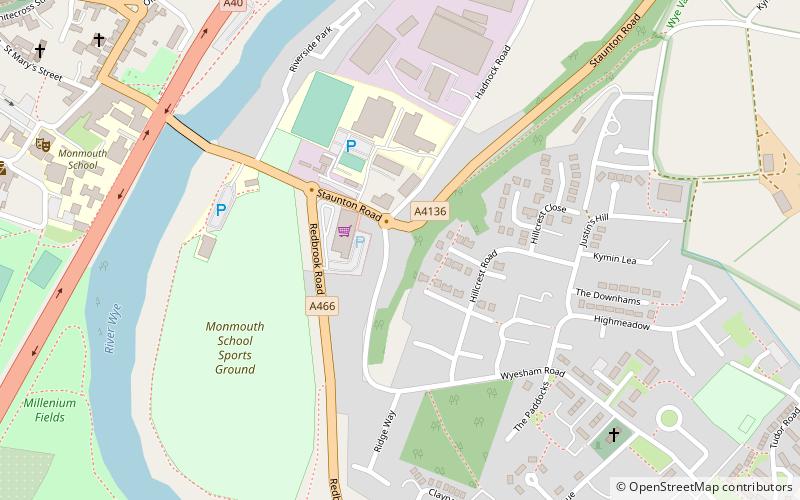 The Mayhill Hotel location map