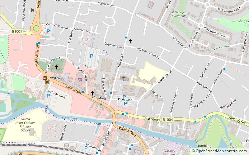 Christ Church Ware location map