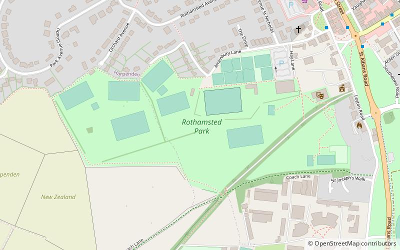 Rothamsted Park location map