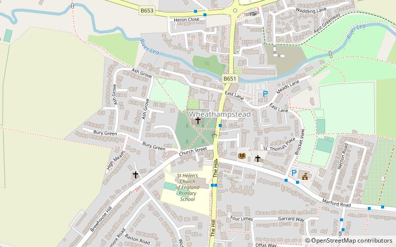 St Helen's Church location map